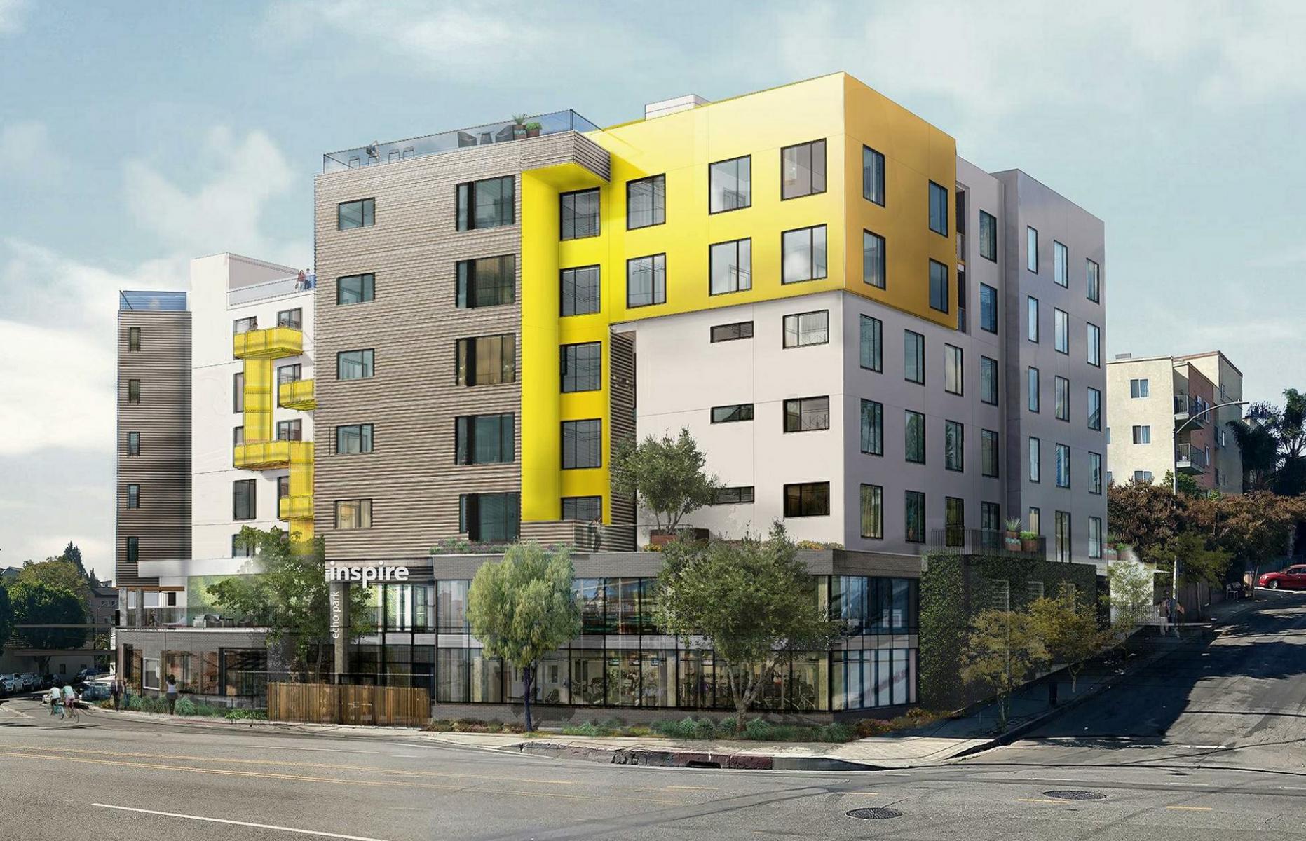 Architectural Rendering of Inspire Echo Park